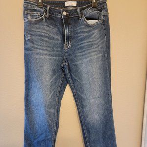 Loveivet by Vervet Mid Rise Straight Jeans 32/15